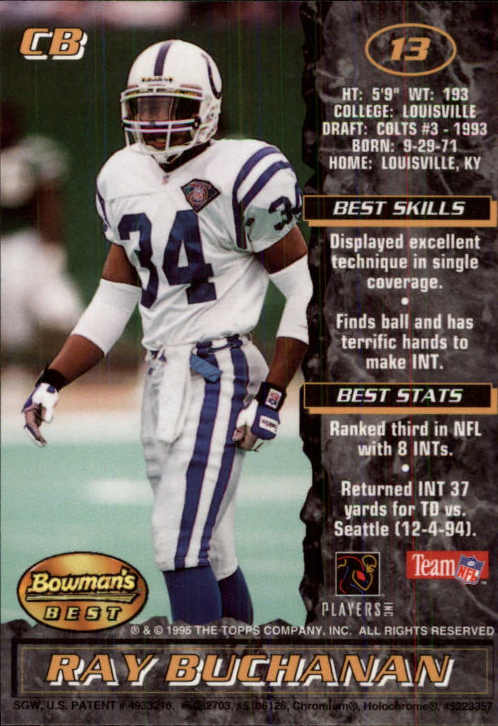 A4078- 1995 Bowman's Beste Fb Karten Rookies Und Tierärzte -du Pick- 15 + Free - Bild 191 von 445