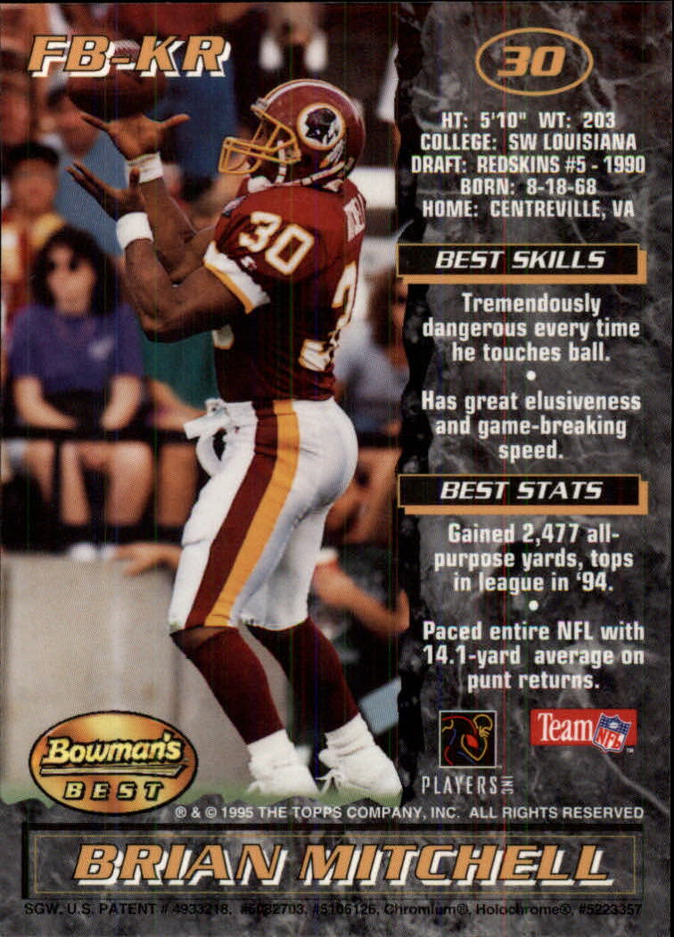 A4078- 1995 Bowman's Beste Fb Karten Rookies Und Tierärzte -du Pick- 15 + Free - Bild 225 von 445