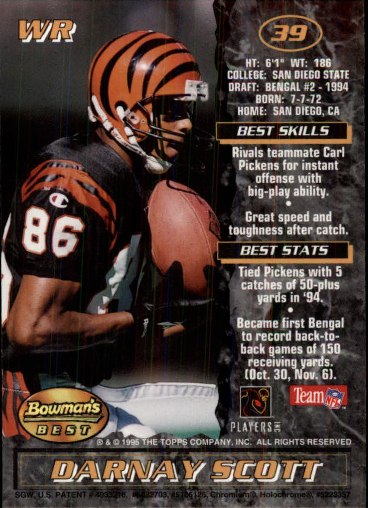 A4078- 1995 Bowman's Beste Fb Karten Rookies Und Tierärzte -du Pick- 15 + Free - Bild 243 von 445