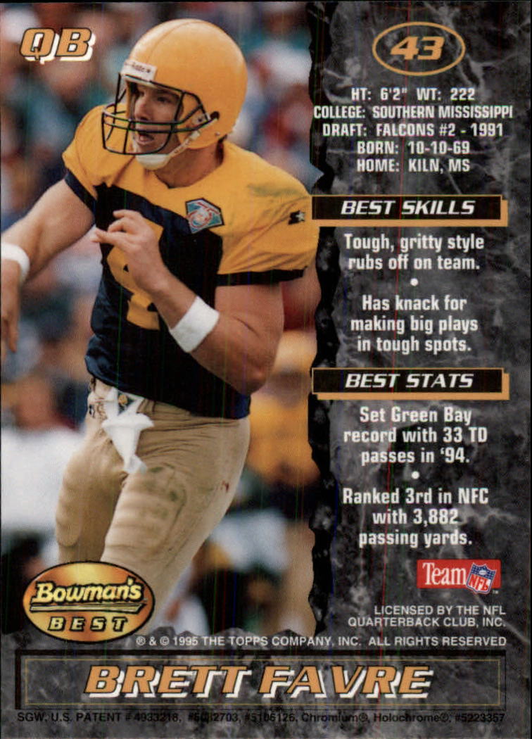 A4078- 1995 Bowman's Beste Fb Karten Rookies Und Tierärzte -du Pick- 15 + Free - Bild 251 von 445