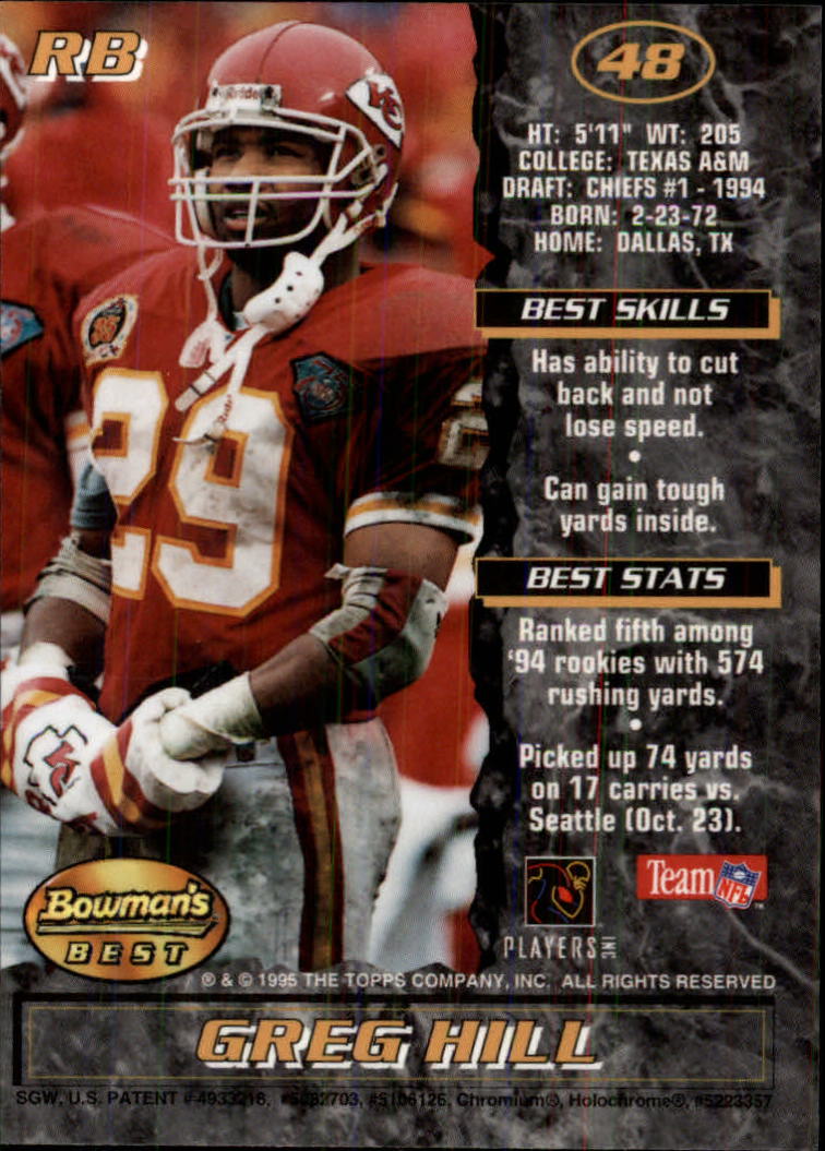 A4078- 1995 Bowman's Beste Fb Karten Rookies Und Tierärzte -du Pick- 15 + Free - Bild 259 von 445