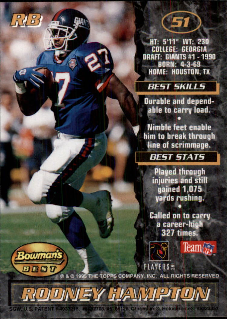 A4078- 1995 Bowman's Beste Fb Karten Rookies Und Tierärzte -du Pick- 15 + Free - Bild 265 von 445