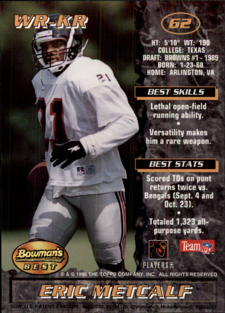 A4078- 1995 Bowman's Beste Fb Karten Rookies Und Tierärzte -du Pick- 15 + Free - Bild 285 von 445