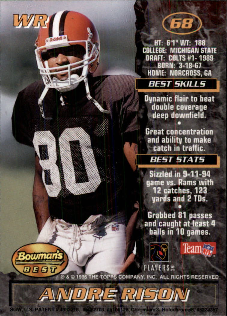 1995 Bowman's Best Football Card Pick eBay