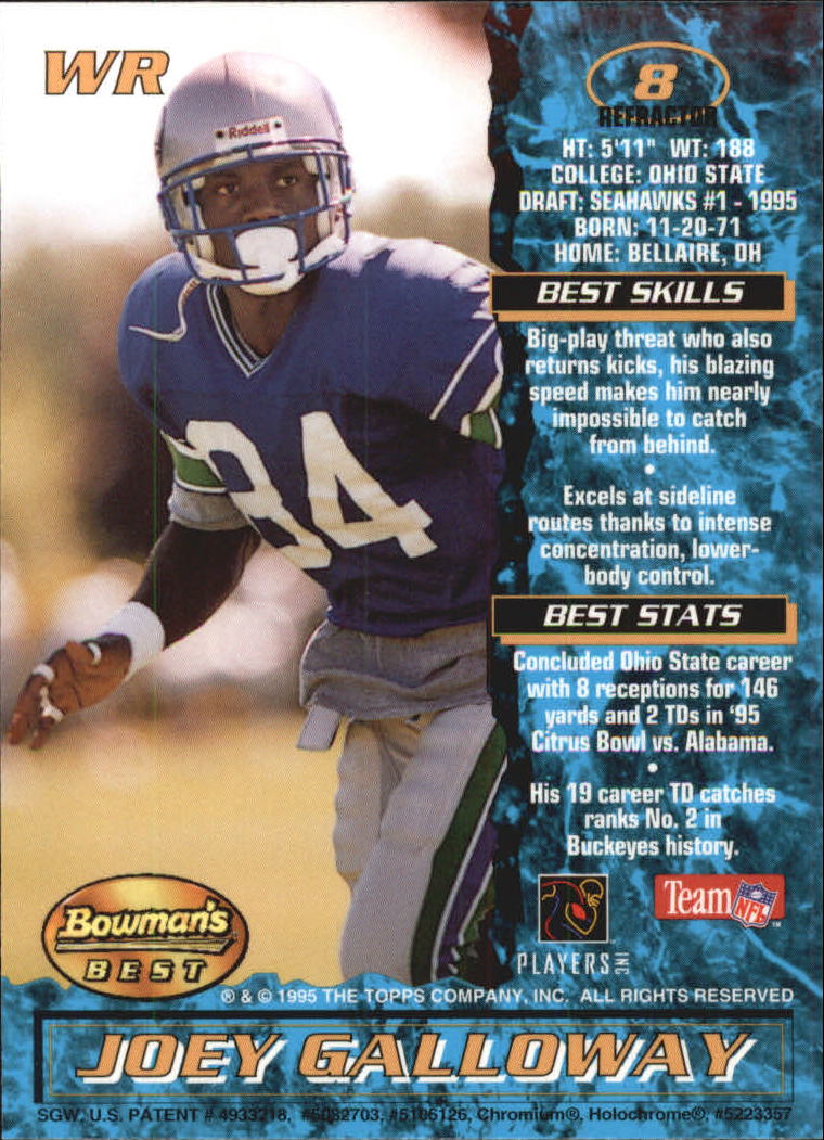 A4078- 1995 Bowman's Beste Fb Karten Rookies Und Tierärzte -du Pick- 15 + Free - Bild 351 von 445