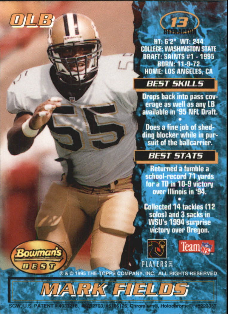 A4078- 1995 Bowman's Beste Fb Karten Rookies Und Tierärzte -du Pick- 15 + Free - Bild 357 von 445