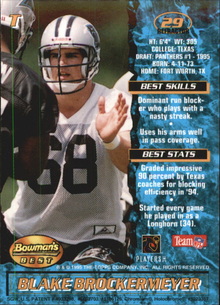 A4078- 1995 Bowman's Beste Fb Karten Rookies Und Tierärzte -du Pick- 15 + Free - Bild 367 von 445