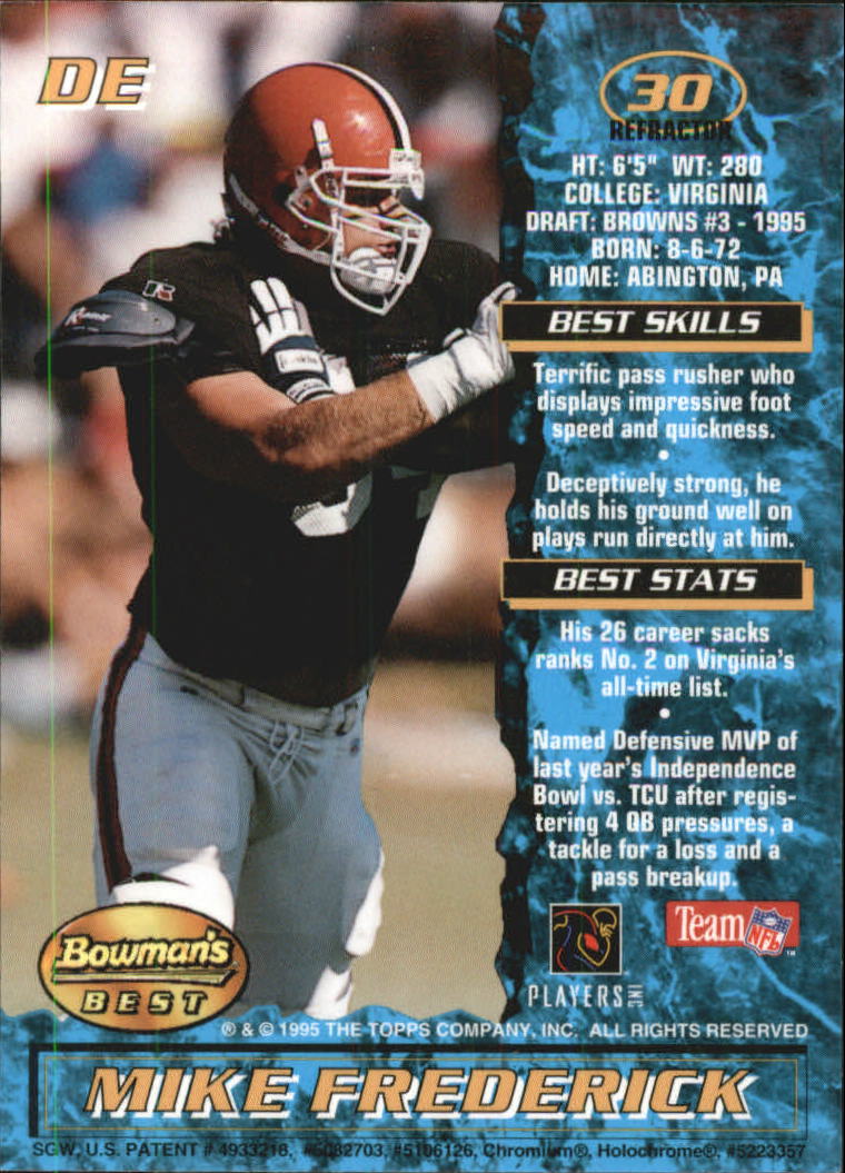 A4078- 1995 Bowman's Beste Fb Karten Rookies Und Tierärzte -du Pick- 15 + Free - Bild 369 von 445