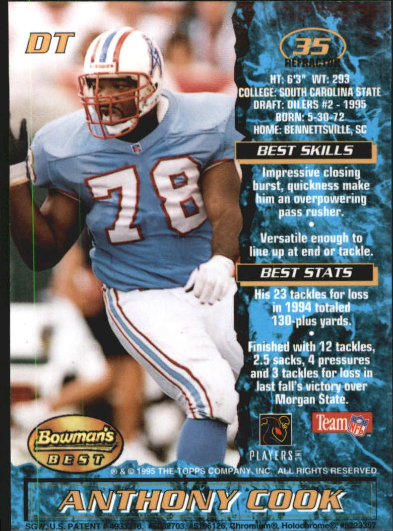 A4078- 1995 Bowman's Beste Fb Karten Rookies Und Tierärzte -du Pick- 15 + Free - Bild 373 von 445