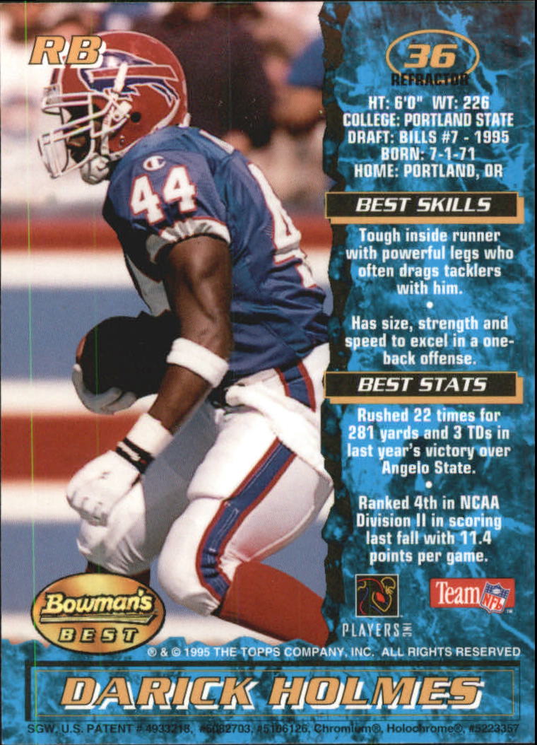 A4078- 1995 Bowman's Beste Fb Karten Rookies Und Tierärzte -du Pick- 15 + Free - Bild 375 von 445