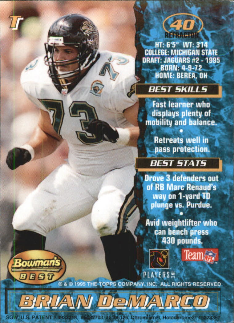 A4078- 1995 Bowman's Beste Fb Karten Rookies Und Tierärzte -du Pick- 15 + Free - Bild 377 von 445