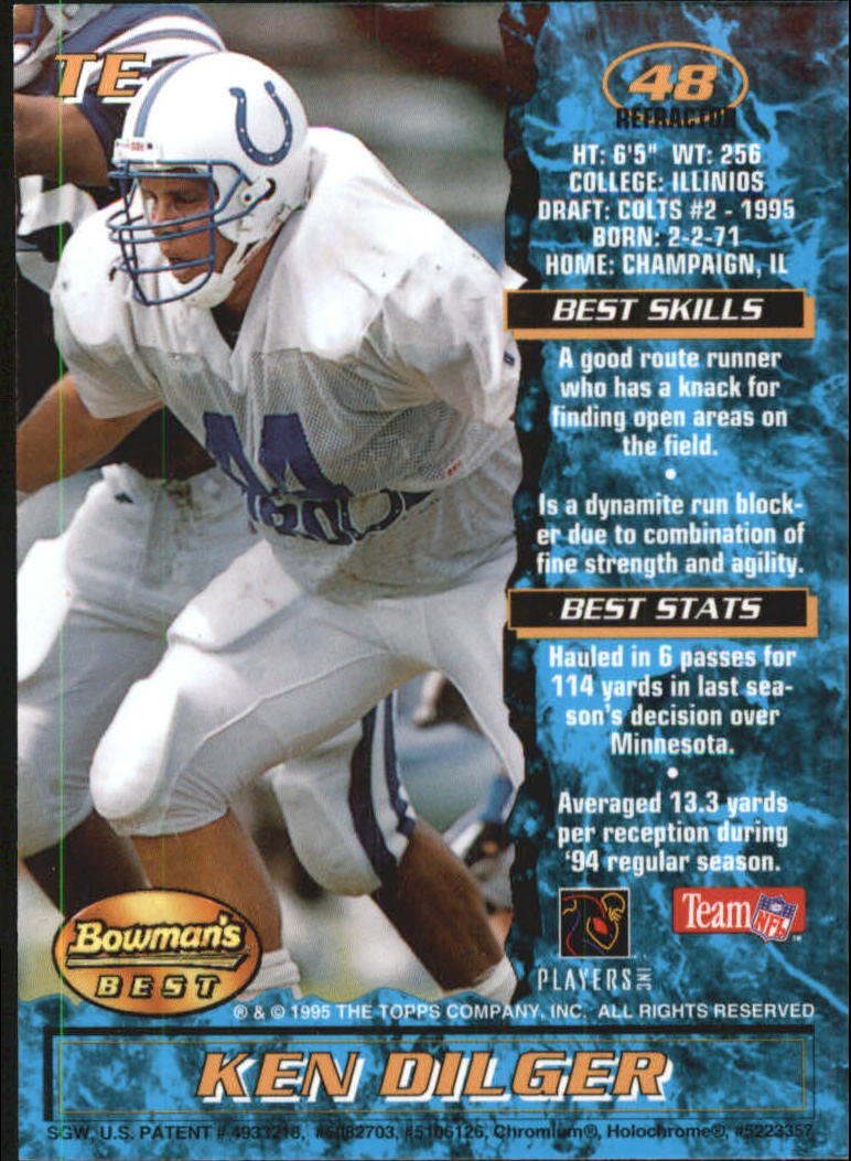 A4078- 1995 Bowman's Beste Fb Karten Rookies Und Tierärzte -du Pick- 15 + Free - Bild 387 von 445