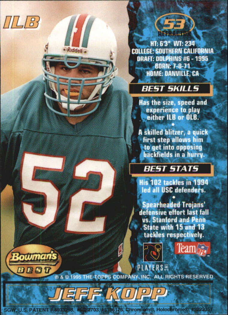 A4078- 1995 Bowman's Beste Fb Karten Rookies Und Tierärzte -du Pick- 15 + Free - Bild 393 von 445