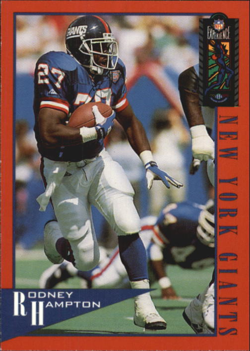 1996 PRO LINE RODNEY HAMPTON NEW YORK GIANTS #44