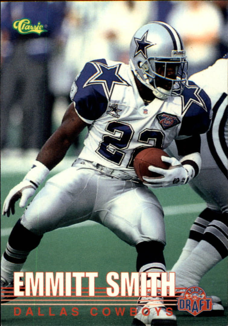 1995 Classic Images Limited Emmitt Smith #1 Dallas Cowboys NFL FOIL