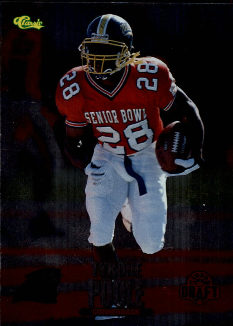1995 Classic NFL Rookies Silver #22 Tyrone Poole