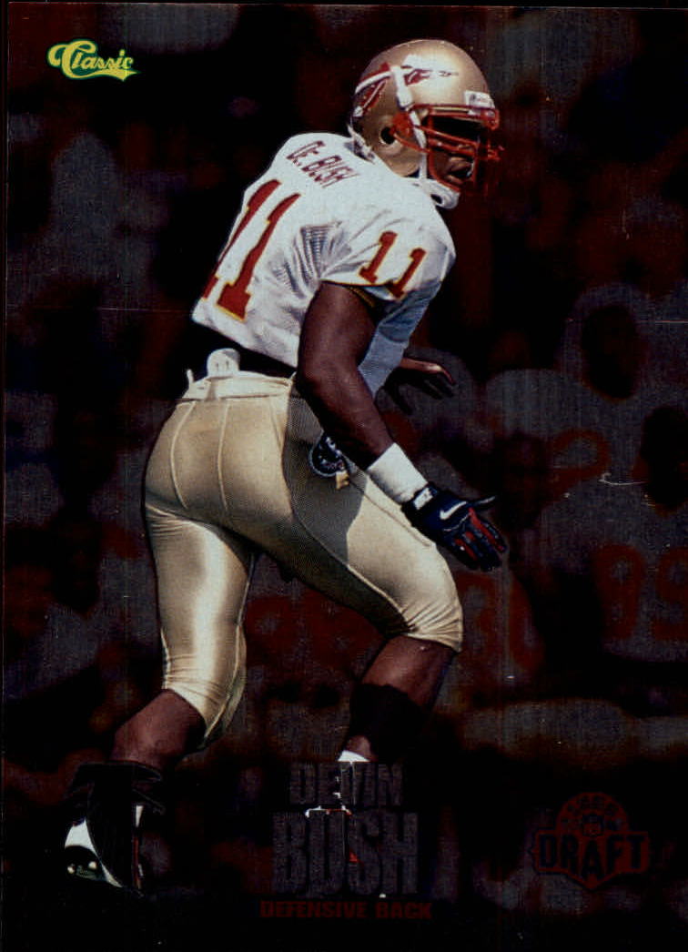 1995 Classic NFL Rookies Silver #26 Devin Bush