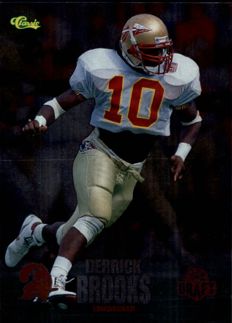 1995 Classic NFL Rookies Silver #28 Derrick Brooks
