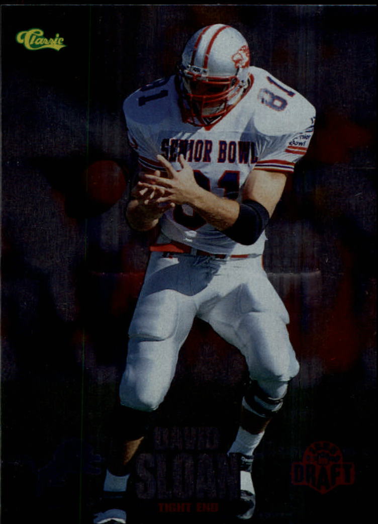 1995 Classic NFL Rookies Silver #58 David Sloan