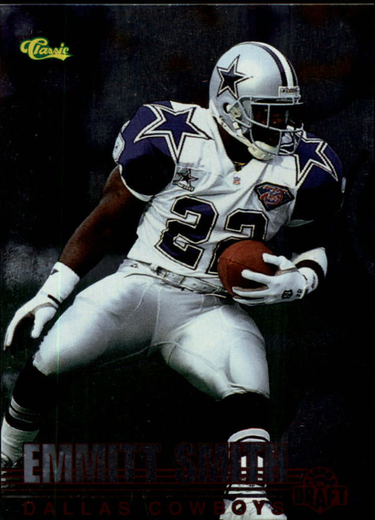 1995 Classic NFL Rookies Silver #110 Emmitt Smith