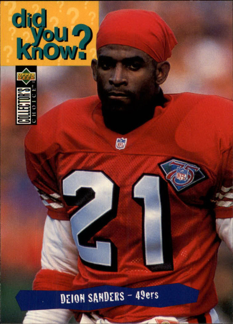 Kicks on Cards: Card of the Week with Deion Sanders