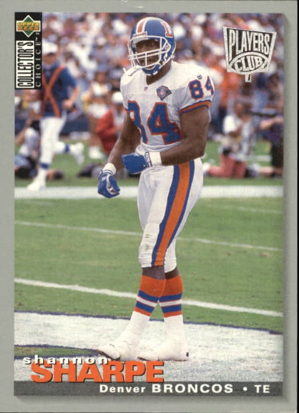1995 Collector's Choice Player's Club #116 Shannon Sharpe