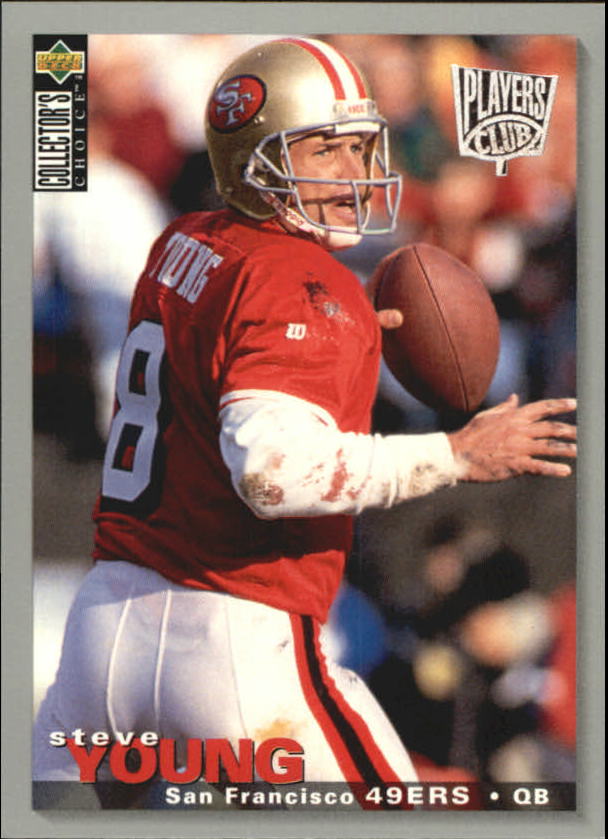 1995 Collector's Choice Player's Club #162 Steve Young