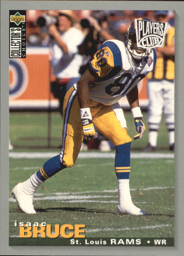 1995 Collector's Choice Player's Club #301 Isaac Bruce