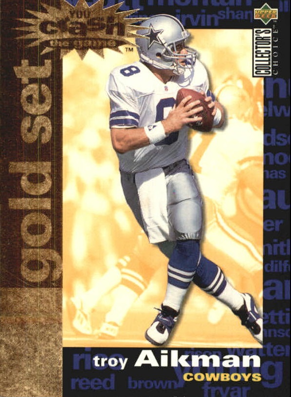 1995 Collector's Choice Crash The Game Gold Redemption #C7 Troy Aikman