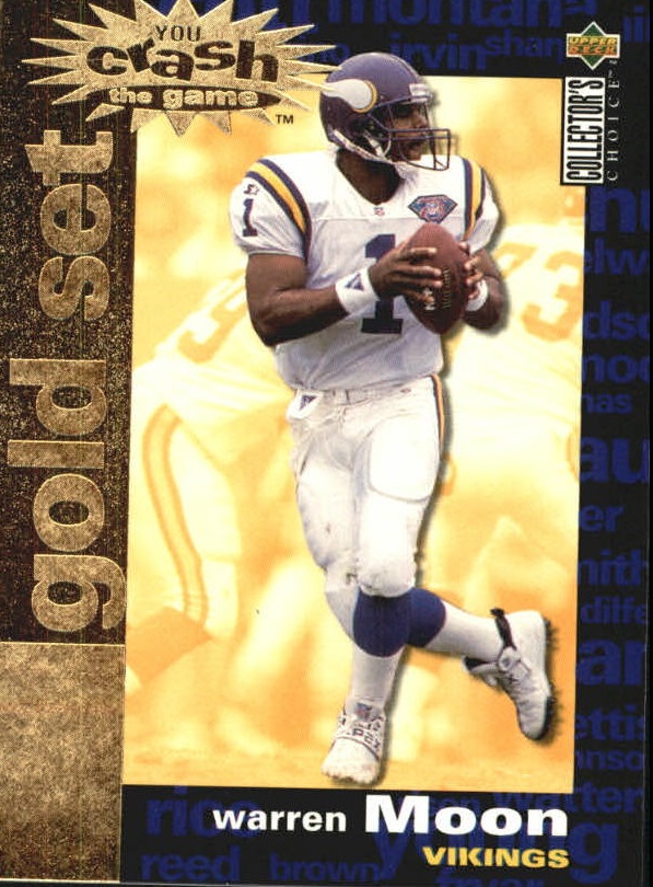 1995 Collector's Choice Crash The Game Gold Redemption #C8 Warren Moon