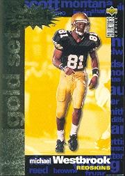 1995 Collector's Choice Crash The Game Gold Redemption #C29 Michael Westbrook