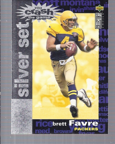 1995 Collector's Choice Crash The Game Silver Redemption #C6 Brett Favre