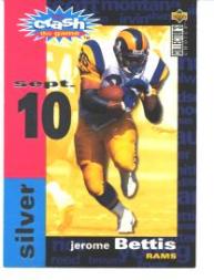 1995 Collector's Choice Crash The Game Silver Redemption #C16 Jerome Bettis