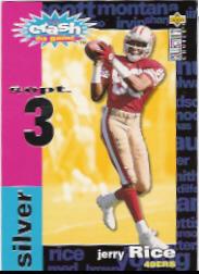 1995 Collector's Choice Crash The Game Silver Redemption #C22 Jerry Rice