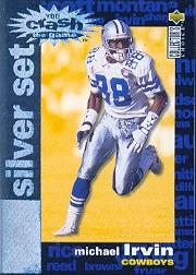 1995 Collector's Choice Crash The Game Silver Redemption #C27 Michael Irvin