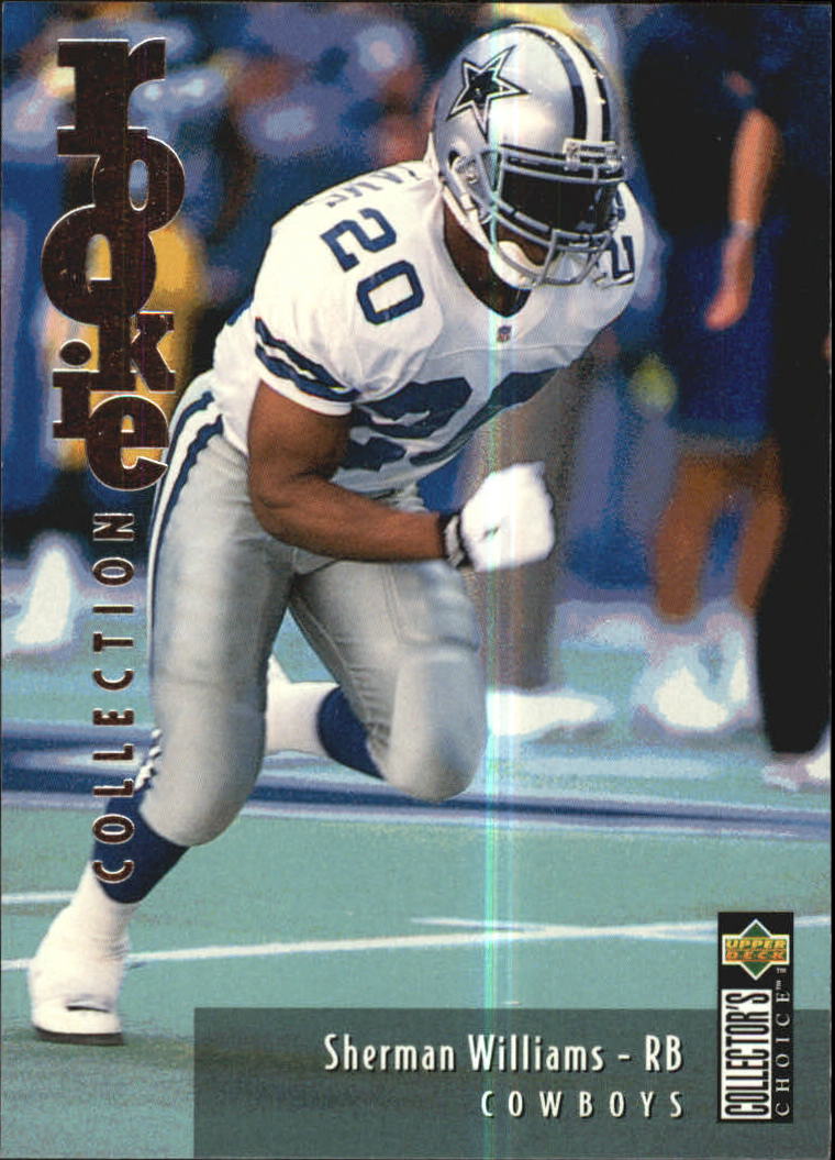 Sherman Williams Dallas Cowboys 1995 SkyBox #195 (Rookie) Football Card MT