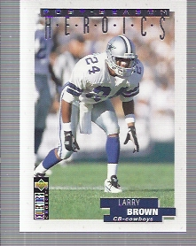 1995 Collector's Choice Update Post Season Heroics #20 Larry Brown