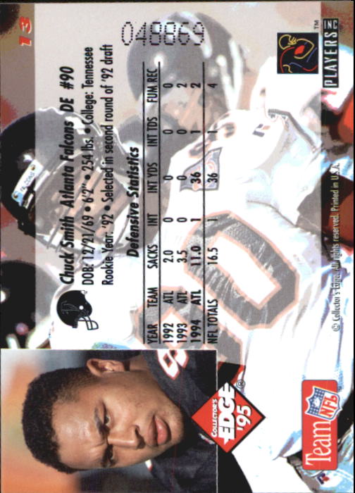 B1003- 1995 Collector's Edge FB #s 1-205 +Rookies -You Pick- 15+ FREE US SHIP - Picture 27 of 397