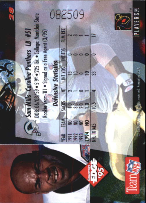B1003- 1995 Collector's Edge FB #s 1-205 +Rookies -You Pick- 15+ FREE US SHIP - Picture 57 of 397