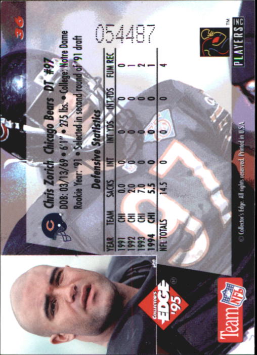 B1003- 1995 Collector's Edge FB #s 1-205 +Rookies -You Pick- 15+ FREE US SHIP - Picture 73 of 397