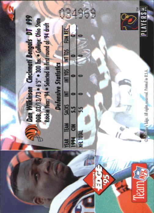 B1003- 1995 Collector's Edge FB #s 1-205 +Rookies -You Pick- 15+ FREE US SHIP - Picture 85 of 397