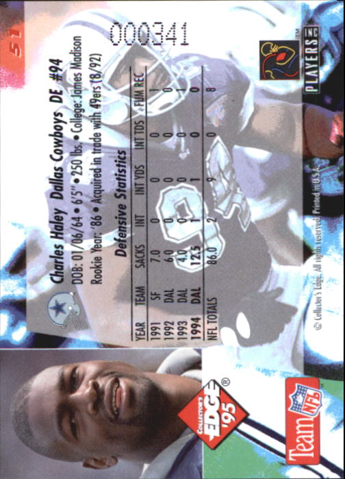 B1003- 1995 Collector's Edge FB #s 1-205 +Rookies -You Pick- 15+ FREE US SHIP - Picture 103 of 397