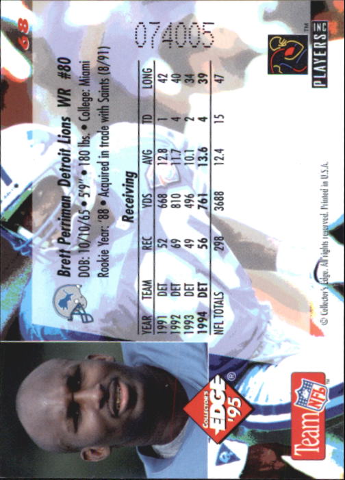 B1003- 1995 Collector's Edge FB #s 1-205 +Rookies -You Pick- 15+ FREE US SHIP - Picture 133 of 397
