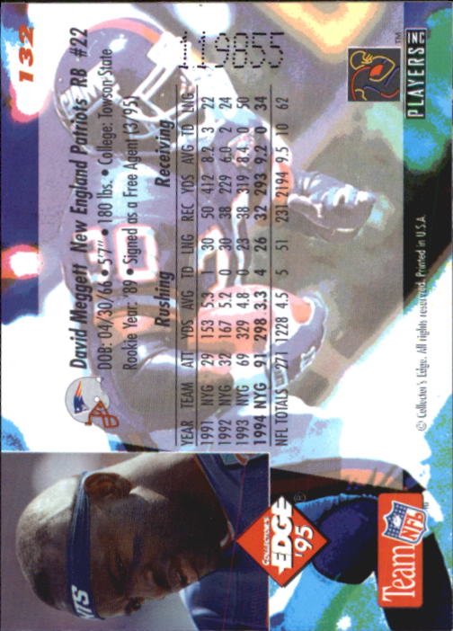 B1003- 1995 Collector's Edge FB #s 1-205 +Rookies -You Pick- 15+ FREE US SHIP - Picture 253 of 397