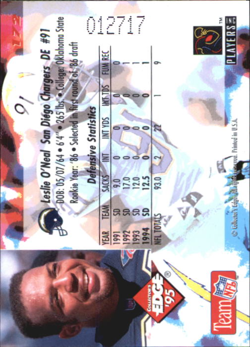 B1003- 1995 Collector's Edge FB #s 1-205 +Rookies -You Pick- 15+ FREE US SHIP - Picture 325 of 397