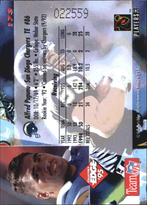 B1003- 1995 Collector's Edge FB #s 1-205 +Rookies -You Pick- 15+ FREE US SHIP - Picture 327 of 397