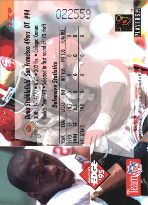 B1003- 1995 Collector's Edge FB #s 1-205 +Rookies -You Pick- 15+ FREE US SHIP - Picture 339 of 397