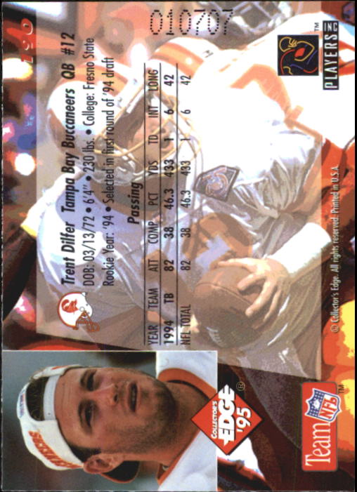 B1003- 1995 Collector's Edge FB #s 1-205 +Rookies -You Pick- 15+ FREE US SHIP - Picture 361 of 397