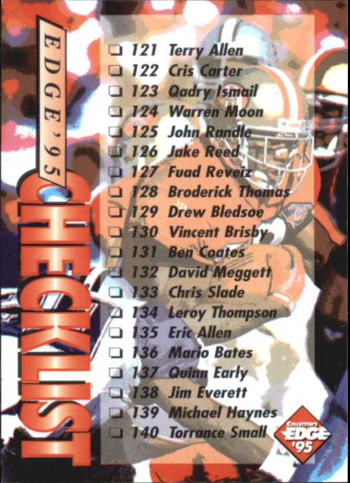 B1003- 1995 Collector's Edge FB #s 1-205 +Rookies -You Pick- 15+ FREE US SHIP - Picture 386 of 397