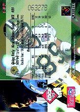 1995 Collector's Edge Gold Logo #137 Quinn Early back image
